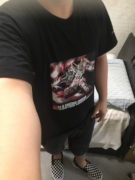 「アイテム（スリッポン）」を使った、りゅうたさん（メンズ・160cm・20代）の秋コーディネート