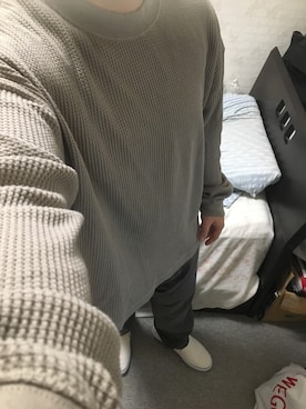 「アイテム（スリッポン）」を使った、りゅうたさん（メンズ・160cm・20代）の秋コーディネート
