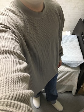 「アイテム（スリッポン）」を使った、りゅうたさん（メンズ・160cm・20代）の秋コーディネート