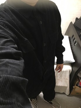 「アイテム（スリッポン）」を使った、りゅうたさん（メンズ・160cm・20代）の秋コーディネート