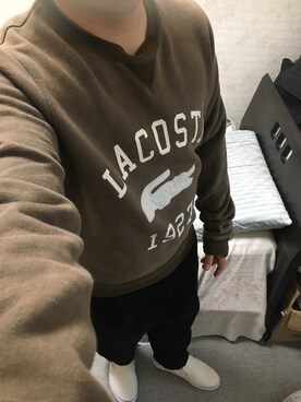 「アイテム（スリッポン）」を使った、りゅうたさん（メンズ・160cm・20代）の秋コーディネート