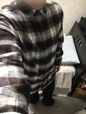 「アイテム（スリッポン）」を使った、りゅうたさん（メンズ・160cm・20代）の秋コーディネート