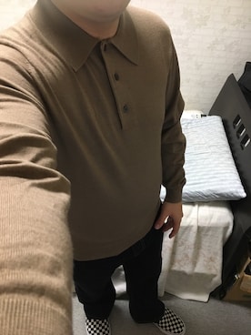 「アイテム（スリッポン）」を使った、りゅうたさん（メンズ・160cm・20代）の秋コーディネート