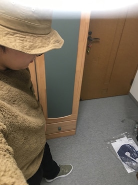 「ボアフリース」｜「アイテム（帽子）」を使った、りゅうたさん（メンズ・160cm）の秋コーディネート