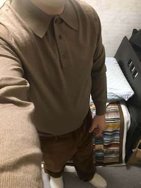 「アイテム（スリッポン）」を使った、りゅうたさん（メンズ・160cm・20代）の秋コーディネート