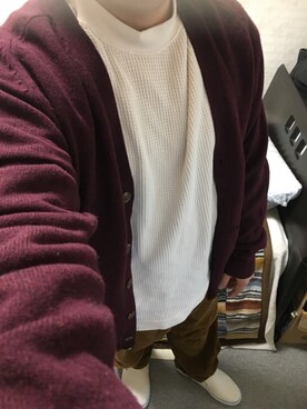 「アイテム（スリッポン）」を使った、りゅうたさん（メンズ・160cm・20代）の秋コーディネート