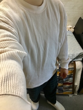 「アイテム（スリッポン）」を使った、りゅうたさん（メンズ・160cm・20代）の秋コーディネート
