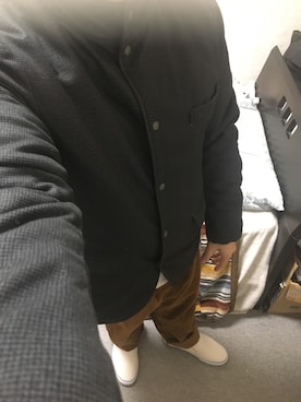 「アイテム（スリッポン）」を使った、りゅうたさん（メンズ・160cm・20代）の秋コーディネート