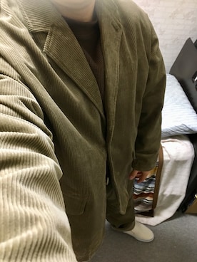 「アイテム（スリッポン）」を使った、りゅうたさん（メンズ・160cm・20代）の秋コーディネート