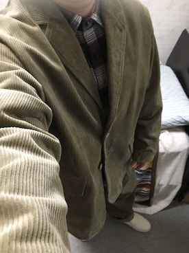 「アイテム（スリッポン）」を使った、りゅうたさん（メンズ・160cm・20代）の秋コーディネート