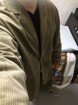 「アイテム（テーラードジャケット）」を使った、りゅうたさん（メンズ・160cm・20代）の秋コーディネート