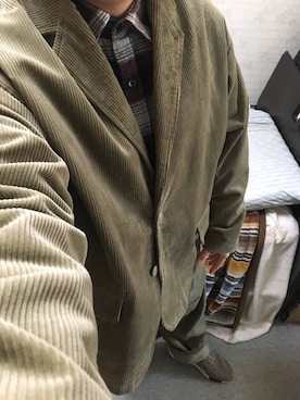 「アイテム（テーラードジャケット）」を使った、りゅうたさん（メンズ・158cm・20代）の秋コーディネート