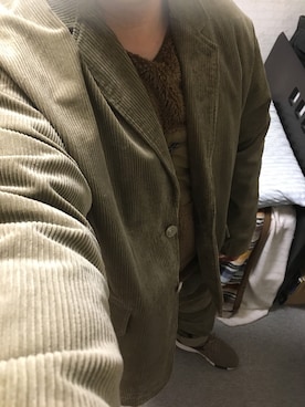 「アイテム（テーラードジャケット）」を使った、りゅうたさん（メンズ・158cm・20代）の秋コーディネート