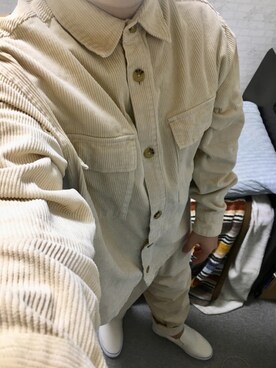「アイテム（スリッポン）」を使った、りゅうたさん（メンズ・158cm・20代）の秋コーディネート