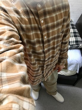 「アイテム（スリッポン）」を使った、りゅうたさん（メンズ・158cm・20代）の秋コーディネート
