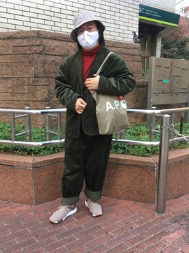 「アイテム（テーラードジャケット）」を使った、りゅうたさん（メンズ・158cm・20代）の秋コーディネート