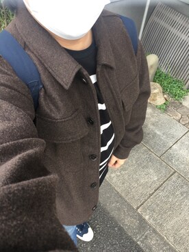 「ブラウン×ブラック」｜りゅうたさん（メンズ・158cm）の秋コーディネート