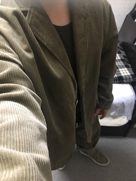 「アイテム（テーラードジャケット）」を使った、りゅうたさん（メンズ・158cm・20代）の秋コーディネート