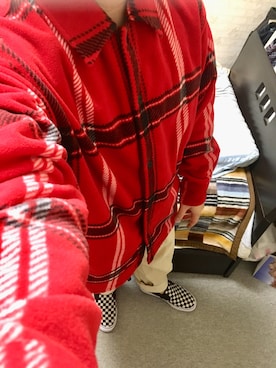 「アイテム（スリッポン）」を使った、りゅうたさん（メンズ・158cm・20代）の秋コーディネート