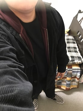 「アイテム（スリッポン）」を使った、りゅうたさん（メンズ・158cm・20代）の秋コーディネート
