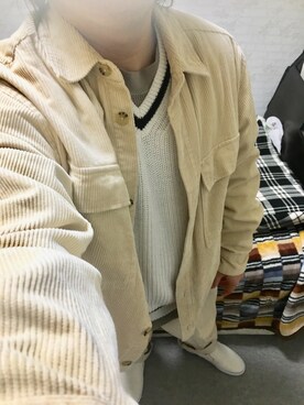 「アイテム（スリッポン）」を使った、りゅうたさん（メンズ・158cm・20代）の秋コーディネート