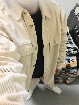 「アイテム（スリッポン）」を使った、りゅうたさん（メンズ・158cm・20代）の秋コーディネート