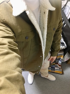 「アイテム（スリッポン）」を使った、りゅうたさん（メンズ・158cm・20代）の秋コーディネート