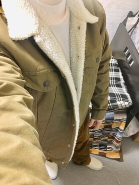 「アイテム（スリッポン）」を使った、りゅうたさん（メンズ・158cm・20代）の秋コーディネート
