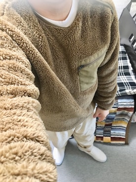 「アイテム（スリッポン）」を使った、りゅうたさん（メンズ・158cm・20代）の冬コーディネート