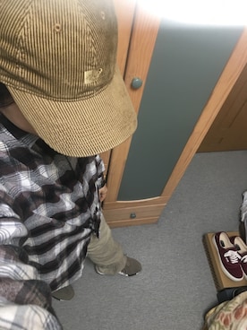 「THE NORTH FACE PURPLE LABEL（ザ ノースフェイス パープルレーベル）の[ ザ ノースフェイス パープルレーベル ] THE NORTH FACE PURPLE LABEL  コーデュロイ FIELD キャップ（キャップ）」を使った、りゅうたさん（メンズ・158cm）の冬コーディネート