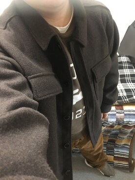 「LACOSTE」｜「アイテム（ブルゾン）」を使った、りゅうたさん（メンズ・158cm）の冬コーディネート