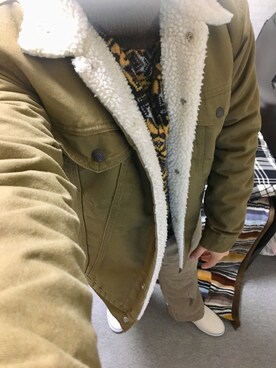「アイテム（スリッポン）」を使った、りゅうたさん（メンズ・158cm・20代）の冬コーディネート