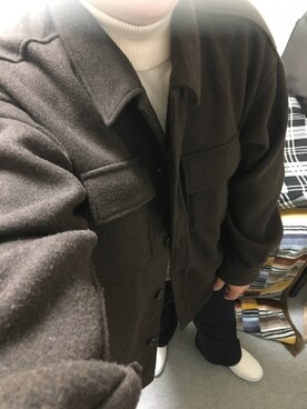 「アイテム（スリッポン）」を使った、りゅうたさん（メンズ・158cm・20代）の冬コーディネート