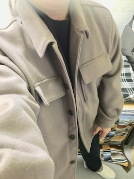 「アイテム（スリッポン）」を使った、りゅうたさん（メンズ・158cm・20代）の冬コーディネート