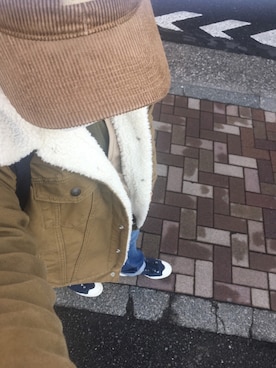 「THE NORTH FACE PURPLE LABEL（ザ ノースフェイス パープルレーベル）の[ ザ ノースフェイス パープルレーベル ] THE NORTH FACE PURPLE LABEL  コーデュロイ FIELD キャップ（キャップ）」を使った、りゅうたさん（メンズ・158cm）の冬コーディネート