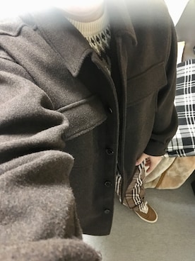 「Right-on（ライトオン）のアイテム（ニット/セーター）」を使った、りゅうたさん（メンズ・158cm）の冬コーディネート