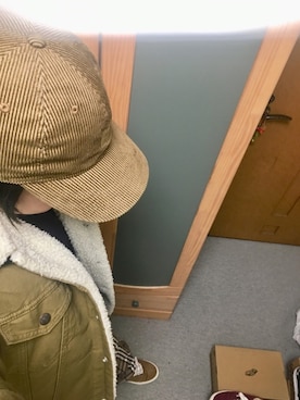 「コーデュロイキャップ」｜りゅうたさん（メンズ・158cm）の冬コーディネート