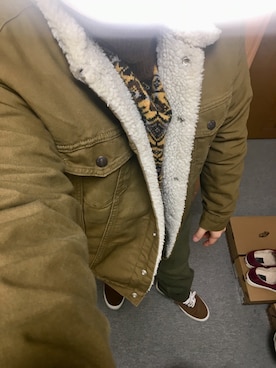「Levi's（リーバイス）のアイテム（ブルゾン）」を使った、りゅうたさん（メンズ・158cm）の冬コーディネート