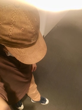 「コーデュロイキャップ」｜りゅうたさん（メンズ・158cm）の冬コーディネート