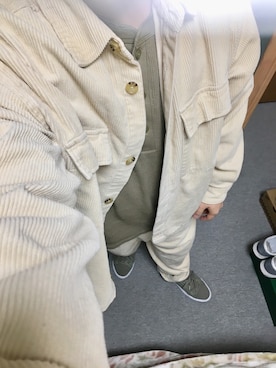 「ワッフル」｜「アイテム（ブルゾン）」を使った、りゅうたさん（メンズ・158cm）の冬コーディネート