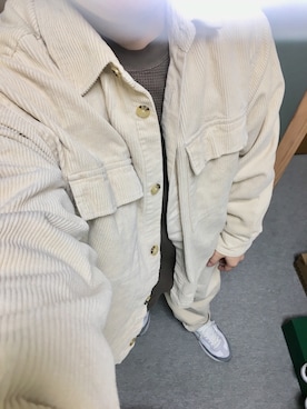 「ワッフル」｜「アイテム（ブルゾン）」を使った、りゅうたさん（メンズ・158cm）の冬コーディネート