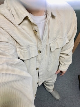 「ワッフル」｜「アイテム（ブルゾン）」を使った、りゅうたさん（メンズ・158cm）の冬コーディネート