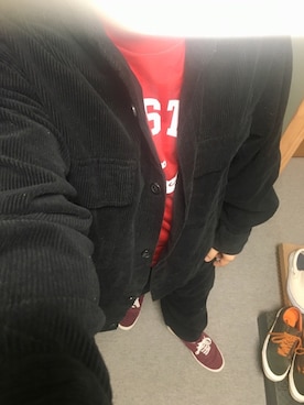 「BACK NUMBER（バックナンバー）のアイテム（ブルゾン）」を使った、りゅうたさん（メンズ・158cm）の春コーディネート