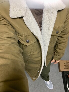 「Levi's（リーバイス）のアイテム（ブルゾン）」を使った、りゅうたさん（メンズ・158cm）の春コーディネート