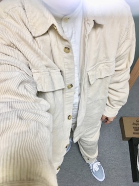 「BACK NUMBER（バックナンバー）のアイテム（ブルゾン）」を使った、りゅうたさん（メンズ・158cm）の春コーディネート