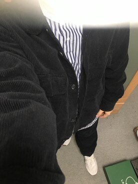 「BACK NUMBER（バックナンバー）のアイテム（ブルゾン）」を使った、りゅうたさん（メンズ・158cm）の春コーディネート