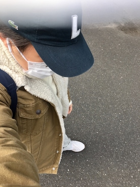 「Levi's（リーバイス）のアイテム（ブルゾン）」を使った、りゅうたさん（メンズ・158cm）の春コーディネート