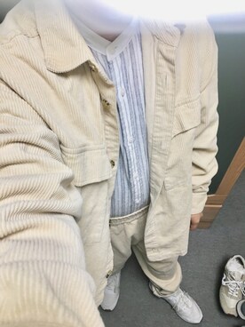 「BACK NUMBER（バックナンバー）のアイテム（ブルゾン）」を使った、りゅうたさん（メンズ・158cm）の春コーディネート