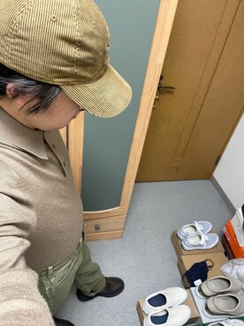 「THE NORTH FACE PURPLE LABEL（ザ ノースフェイス パープルレーベル）の[ ザ ノースフェイス パープルレーベル ] THE NORTH FACE PURPLE LABEL  コーデュロイ FIELD キャップ（キャップ）」を使った、りゅうたさん（メンズ・158cm）の春コーディネート