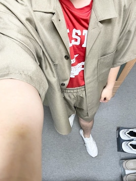 「アイテム（セットアップ）」を使った、りゅうたさん（メンズ・158cm・20代）の夏コーディネート